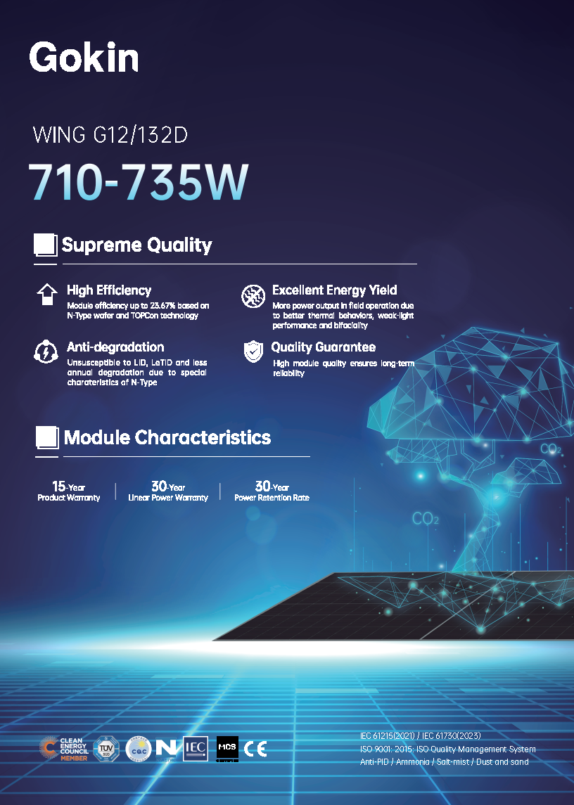 WING  G12-132D<br>710-735W