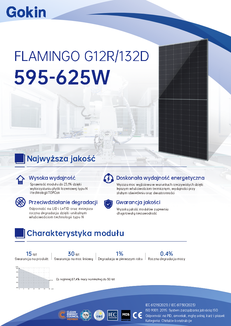 FLAMINGO  G12R-132D<br>595-625W